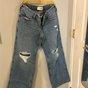 Hollister Casual Blue Boyfriend Jeans